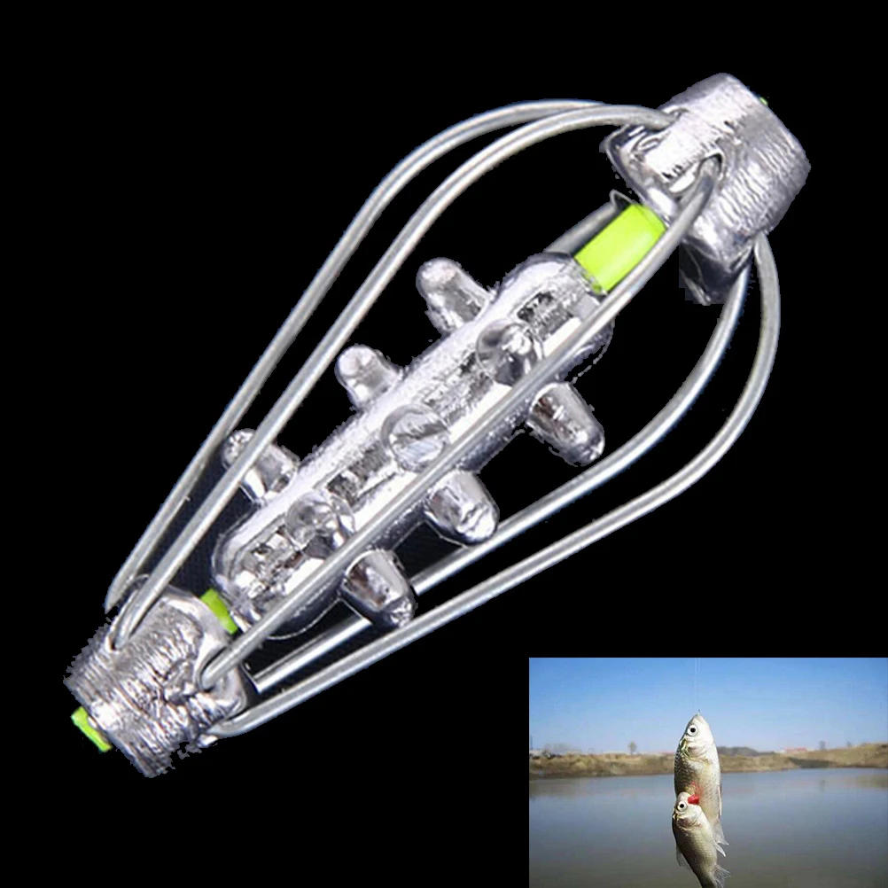 1PCS Carp Catfish Feeder Fishing Accessories 35g 45g 55g 65g Bait Cage Holder High Quality | Спорт и развлечения