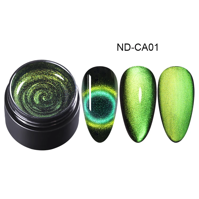 5ml magnetic 1 NICOLE DIARY Блестящий Гель-лак Блестящие Блестки долговечный замачиваемый УФ-гель для ногтей Красный Розовый Цвет Гель-лак для ногтей 5 мл - Цвет: 5ml magnetic 1