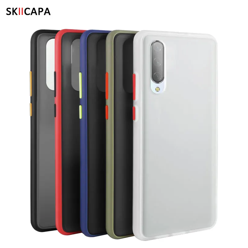 Противоударный Прозрачный матовый чехол для Xiaomi Redmi Note 8 T 8A 7 6 Pro k20 7A Mi 10 cc9 9T 9 Lite A3