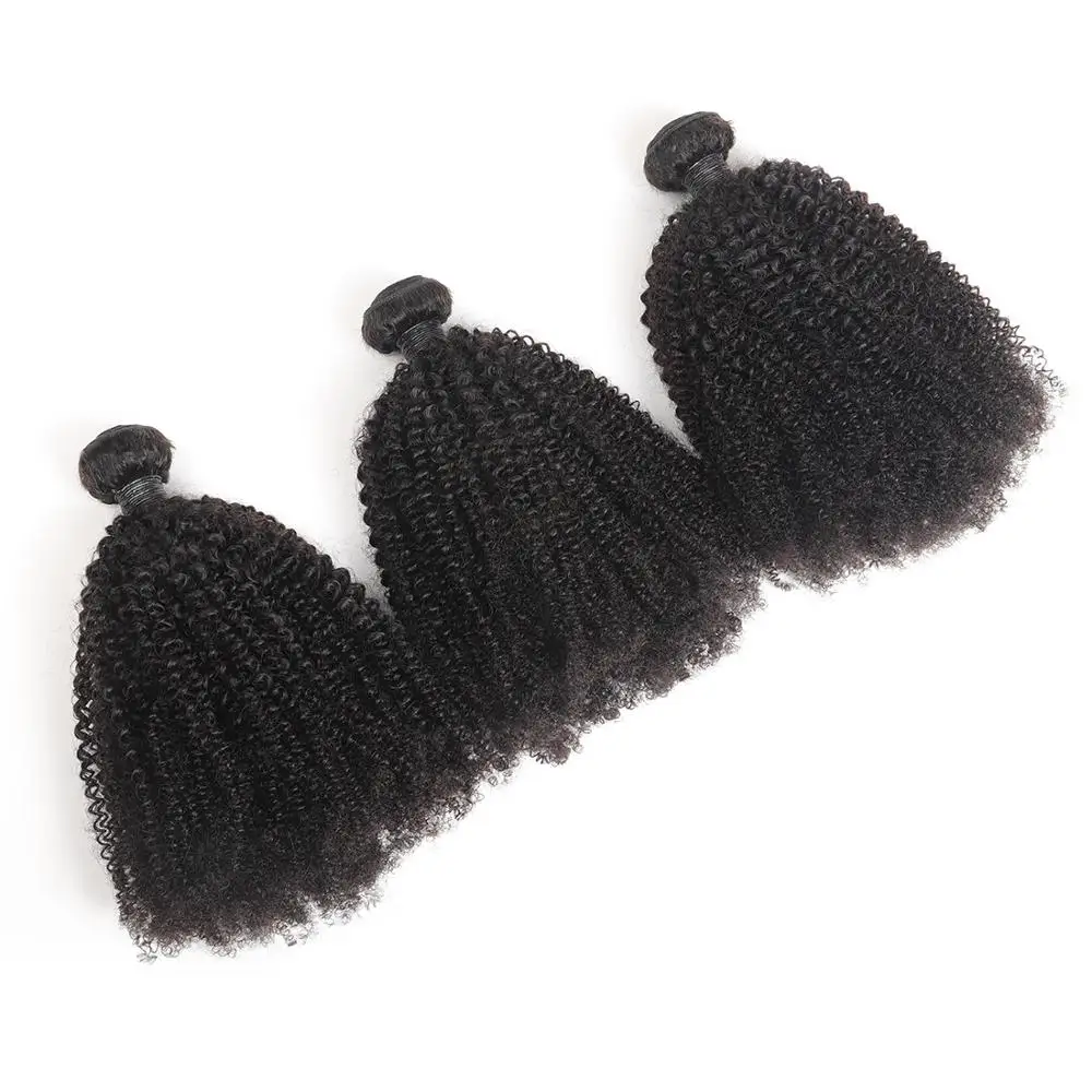 4B 4C афро кудрявые человеческие волосы пряди перуанские MIHAIR натуральный черный
