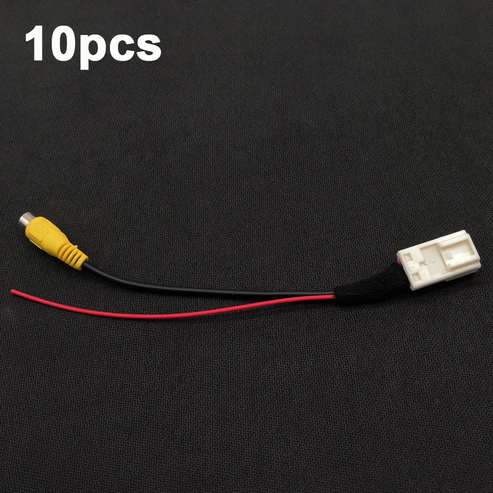 

10pcs 6Pin Original Video Input Switch Reverse Camera RCA Adapter Cable For Nissan Patrol Terra Teana 2018