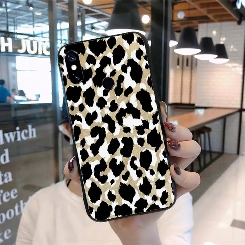 

Leopard sexy Phone Case For Xiaomi Redmi 7 8 9t 9se k20 mi8 max3 lite 9 note 9s 10 pro