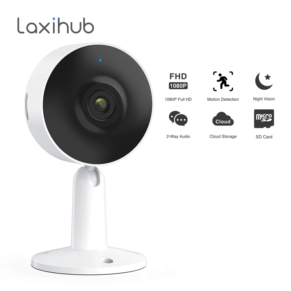 

Мини-камера Laxihub, 1080P/2K, Wi-Fi, IP