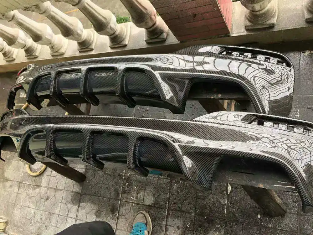 Автомобильный задний диффузор спойлер из углеродного волокна передняя боковая