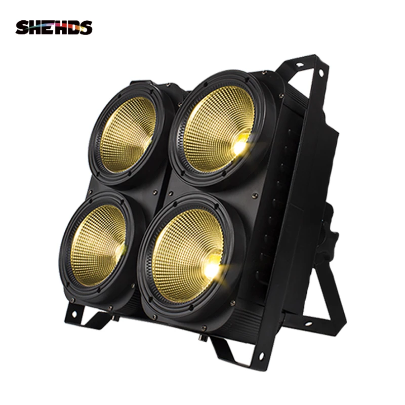 SHEHDS светодиодный 400 Вт Комбинация 4 глаза крутой + теплый белый COB Blinder освещение