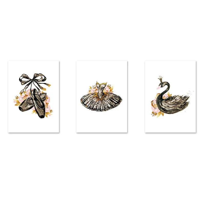 Dance Painting Studio Classroom Training Center Decoration Dancing Ballet Art Room | Дом и сад