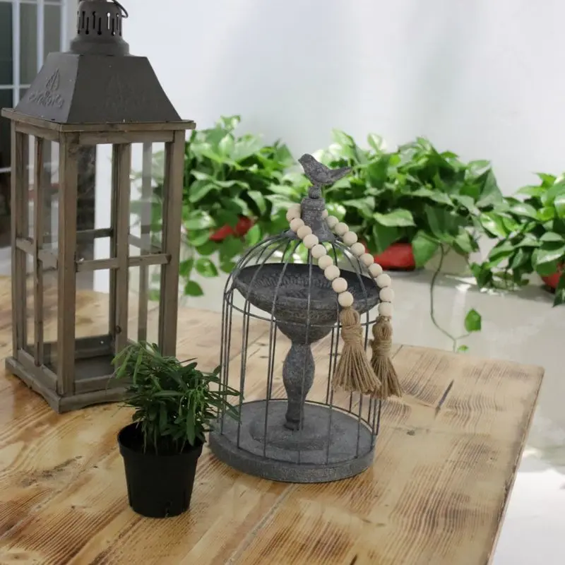 Кисточки бусины для фермерского дома искусственная гирлянда декор детской