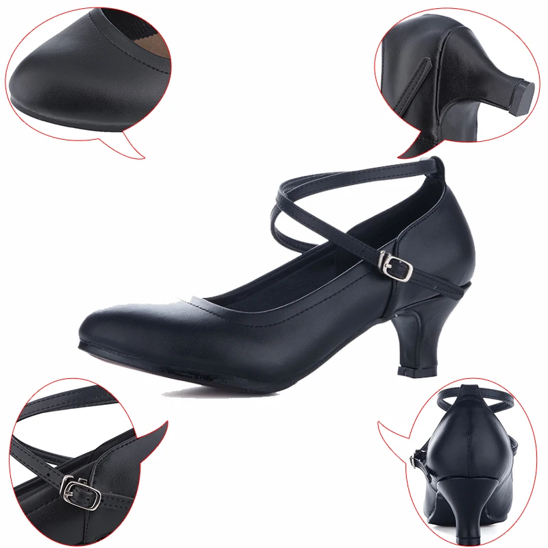 2020 New Arrival Latin Dance Shoes Tango Dancing Shoes Ballroom Shoes Rubber/Suede Sole Durable Comfortable Women Heels HROYL