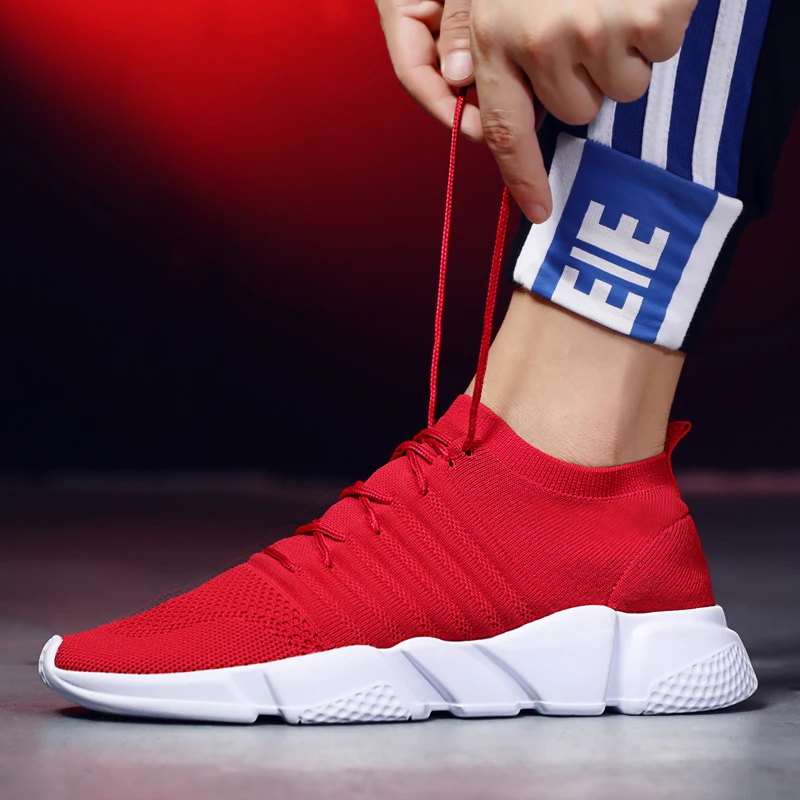 Размера плюс 48 Для мужчин повседневные кроссовки мужской Tenis Masculino дышащая