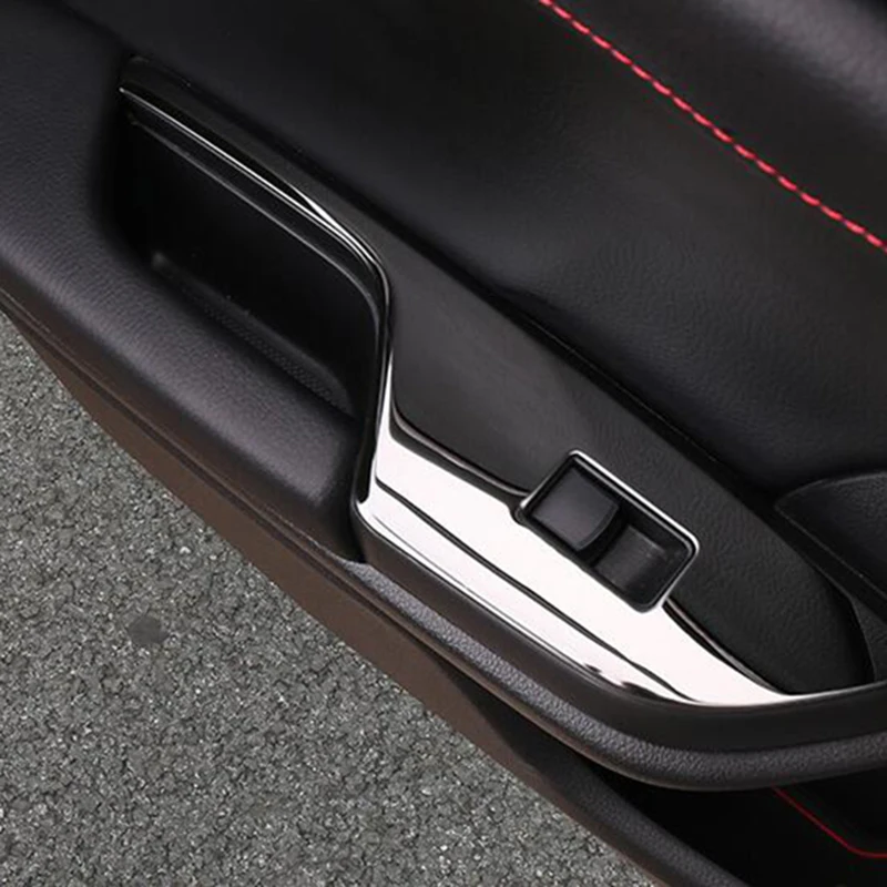 Автомобильный Стайлинг 4 шт. Подходит для Honda Civic Седан 4dr 2016 2020 нержавеющая сталь