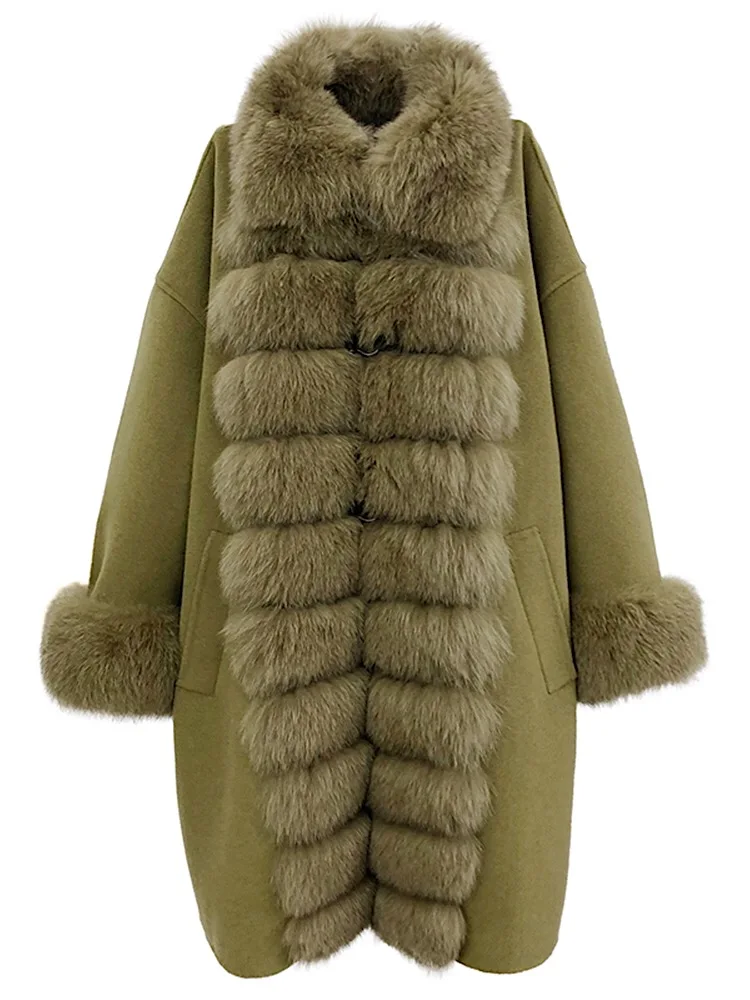 2019 натуральное меховое пальто зимняя куртка женская из натурального Лисьего