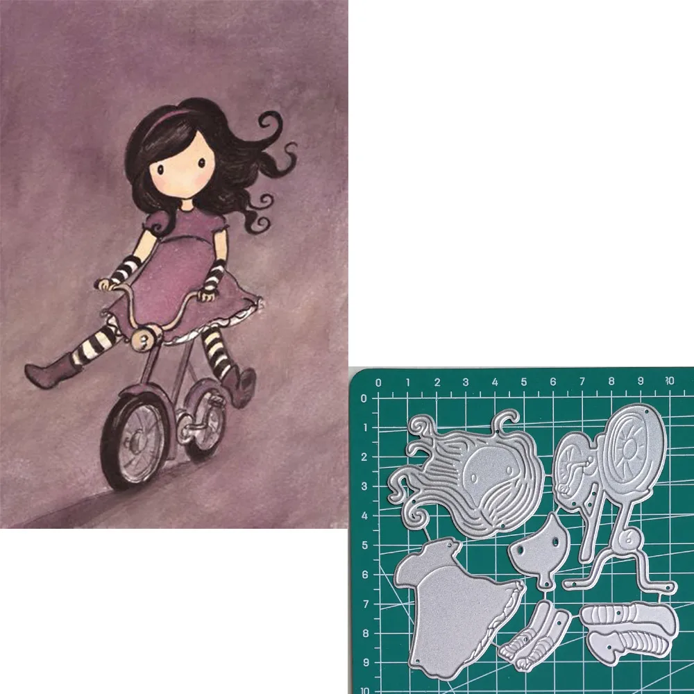 128 трафареты для девочек на велосипеде скрапбукинга своими руками Новые