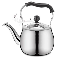 whistling tea kettle stainless steel teapot with handle ktichen household drinkware water jug