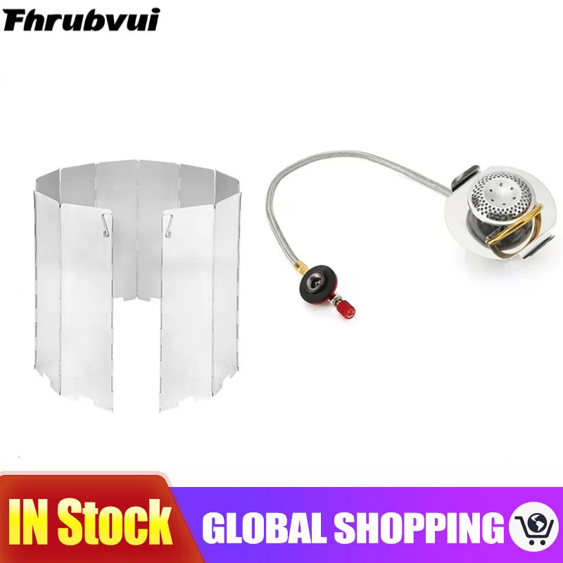 

Outdoor Camping Portable Gas Cooker Stove For Camping Hiking Accessories Adapter For Filling Gas Cylinders Alloy