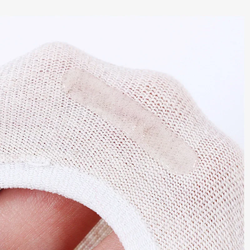 Носки-следки женские хлопковые невидимые с сердечками 10 шт. = 5 пар