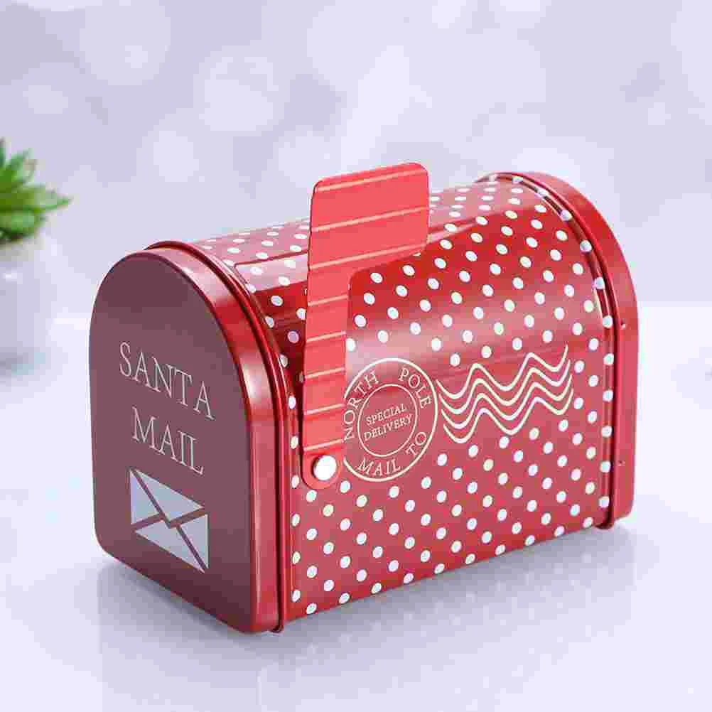 Fundas de almacenamiento de dulces de hierro, 2 piezas, creativas, cajas de embalaje de Chocolate para buz&oacute;n &uacute;nico-4