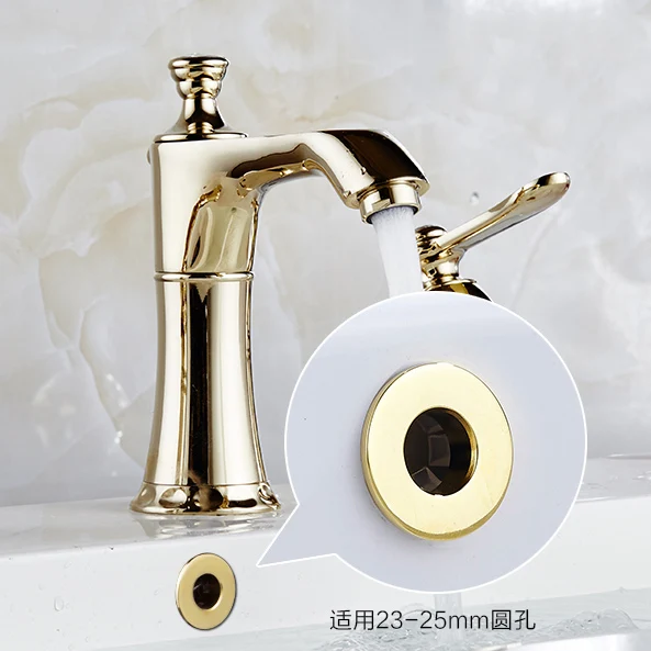 

Bathroom Parts Basin faucet Sink Overflow Cover Brass Six-foot ring Bathroom Product Basin Tidy Insert Replacement