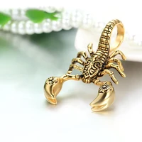 animal scorpion king pendant necklace mens necklace new fashion metal sliding pendant accessories party jewelry
