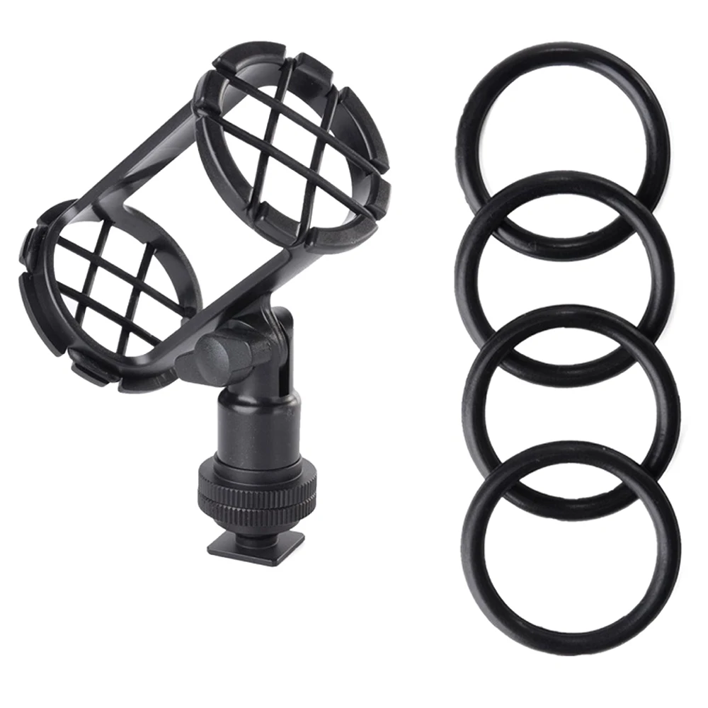 BOYA BY C04 амортизирующее крепление для камеры с микрофоном AKG D230 senheхаб ME66 Rode NTG