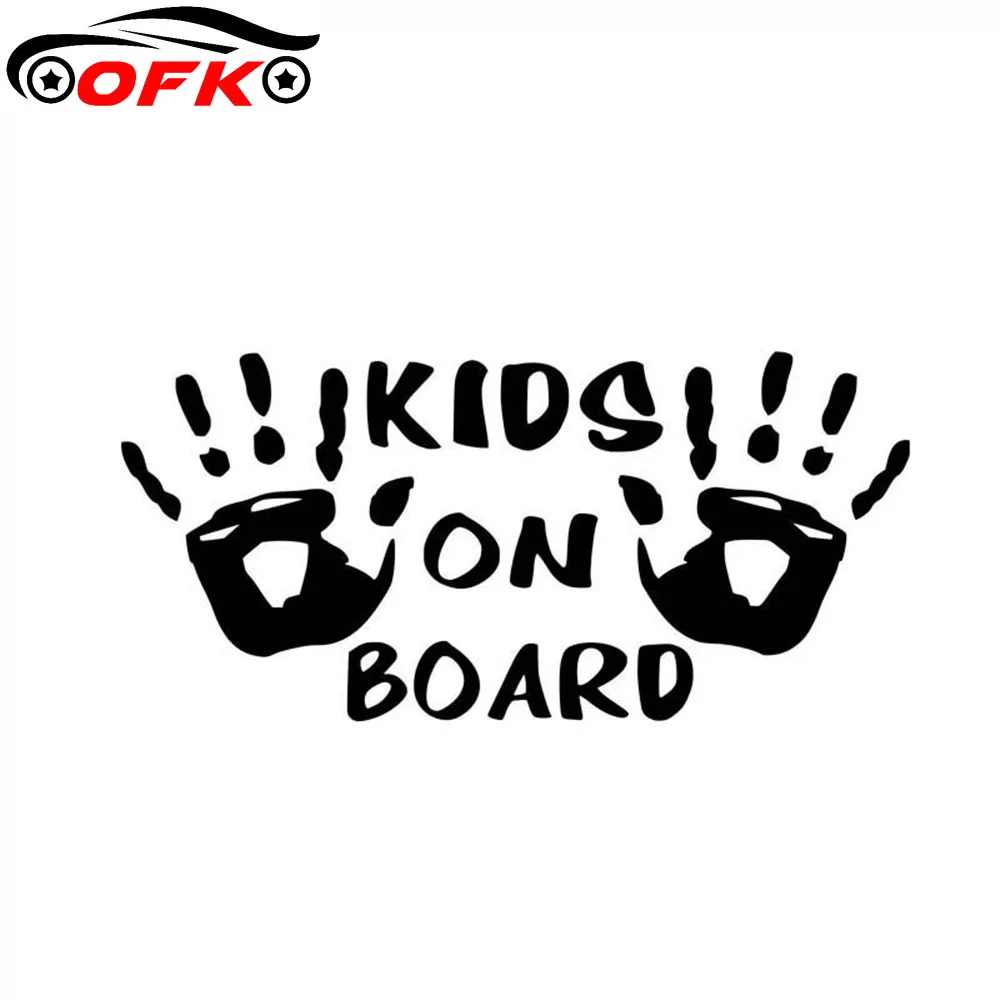 

Car Stickers Decor Motorcycle Decals KIDS ON BOARD Decorative Accessories Creative Sunscreen Waterproof PVC,17cm*10cm