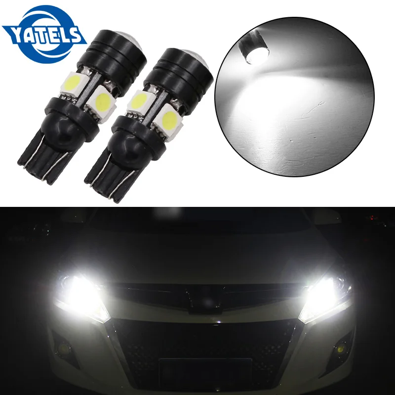 2 шт. автомобисветильник светодиодные лампы T10 W5W 194 5050 SMD + 1 5 Вт|Сигнальная лампа| |