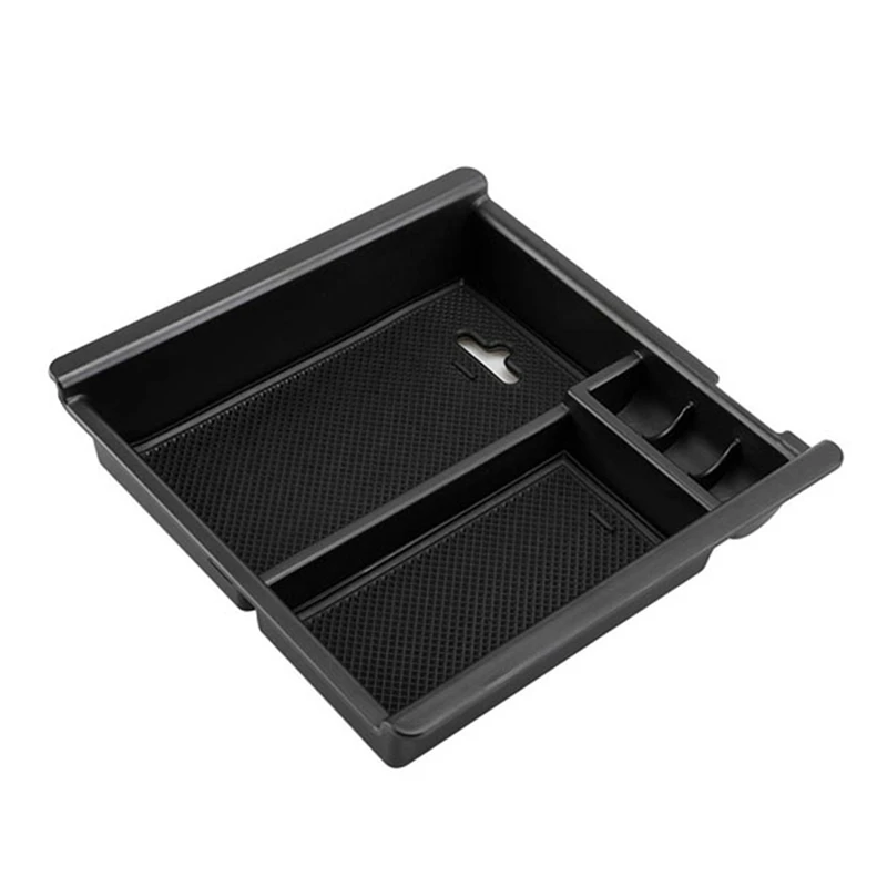 

Car Armrest Box Storage Cup Holder, Center Console Storage Box, Change Holder, Coins Organizer Case For 2016-2021 Toyota Tacoma