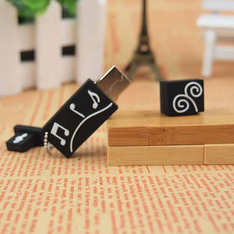 Usb флэш накопитель 32 ГБ мультяшный мини элегантный орган модель накопителя 64 128 Мб