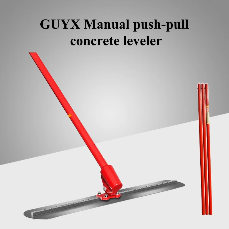 

Manual push-pull leveler, large concrete trowel, extended manual push-pull leveling trowel, cement road leveling machine