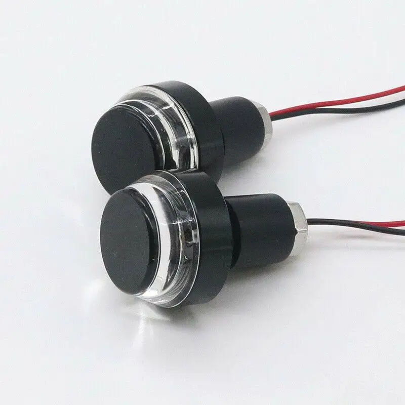 Светодиодный светильник поворота на руль мотоцикла 12 В белый и желтый цвет 2 шт. |