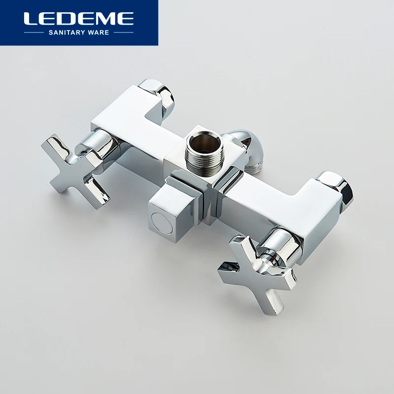 LEDEME Смеситель для ванны с длинным изливом 200мм. латунь Цвет: хром L3184|faucet set|faucet