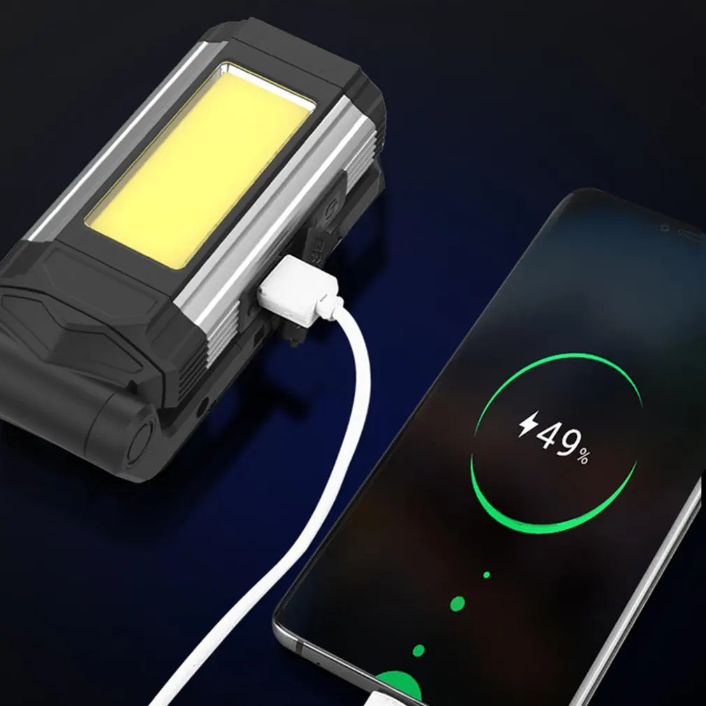 

K011 Series A Type Folding LED Work Auto Repair Light USB Rechargeable Repair Light Multi-function COB Glare Flashlight