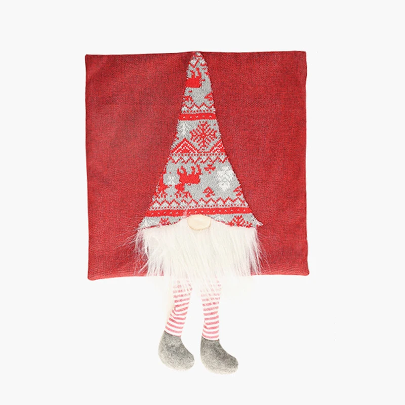 

Xmas Pillowcase Seasonal Holiday Soft Burlap 38*38cm Flexible Decoration