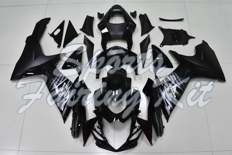 Набор для всего тела Suzuki GSXR600 2011 2018 K11 черный обтекатели GSXR 750 13 14 Обтекатели GSX R600 15