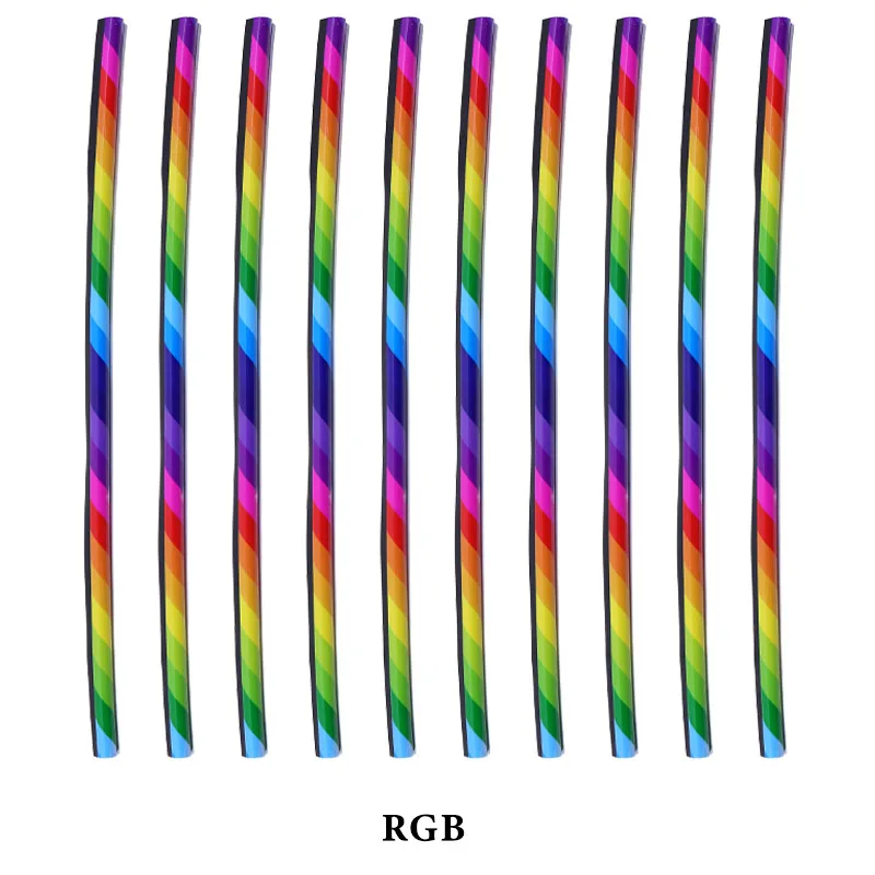 Multi-Color 10 шт./упак. тюнинговые молдинги для автомобиля, полосы для отделки автомобилей, декоративные полосы, хромированные автомобильные вентиляционные решетки, обода, отделка, доступ к автомобилю - Цвет: Multi-Color