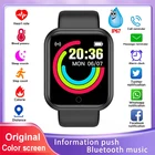 Новинка 2021, умные часы Y68s для мужчин и женщин, цифровые часы, Bluetooth, фитнес-трекер, умные часы D20s, электронные часы для Huawei Xiaomi