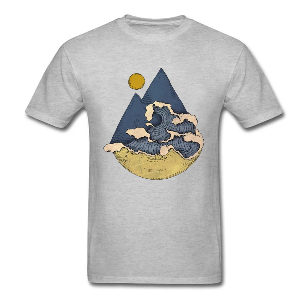 Мужская черная футболка в винтажном стиле с волнистым рисунком новинка 2018 летняя