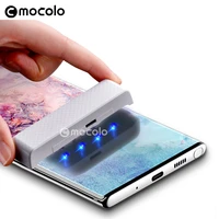 for samsung note 10 screen protector mocolo s20 liquid glue curved uv tempered glass for samsung note 10 plus screen protector