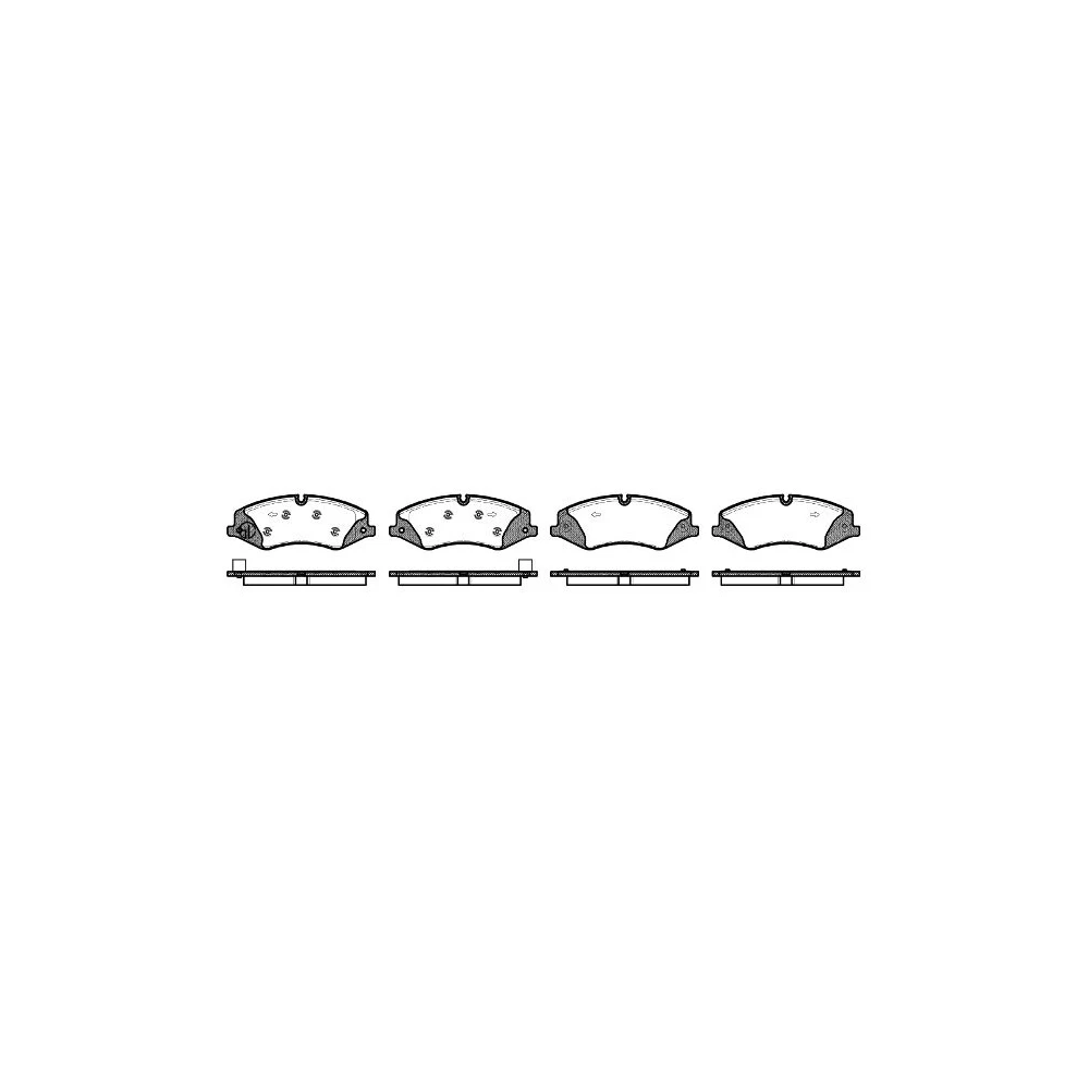 

Ceramics Brake pads for LAND ROVER LR4 2010-2014 car Parts Replacement LR021253