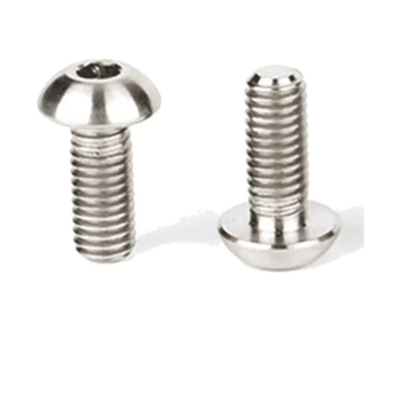 

6Pcs Titanium TC4 Bolts M5X12mm Hex Head for Bicycle Bottle Cage Install T MTB Mountain Bike Ti Parts Screws