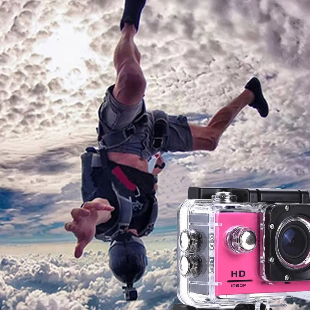 Наружная мини Спортивная Экшн-камера Ultra 30M 1080P подводный водонепроницаемый шлем