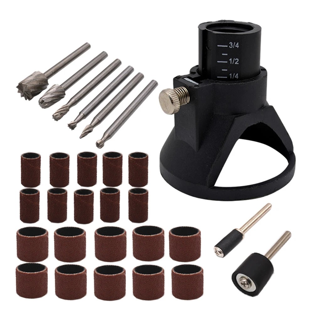 

Mini Bell Mouth Horn Cap Drill Holder Grinding Polishing Retainer Rotary Tool Model Holder Woodworking Electric Grinder Locator