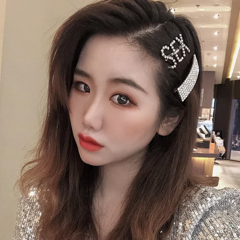 Светильник роскошные ювелирные изделия из чистого с буквами заколки клип в