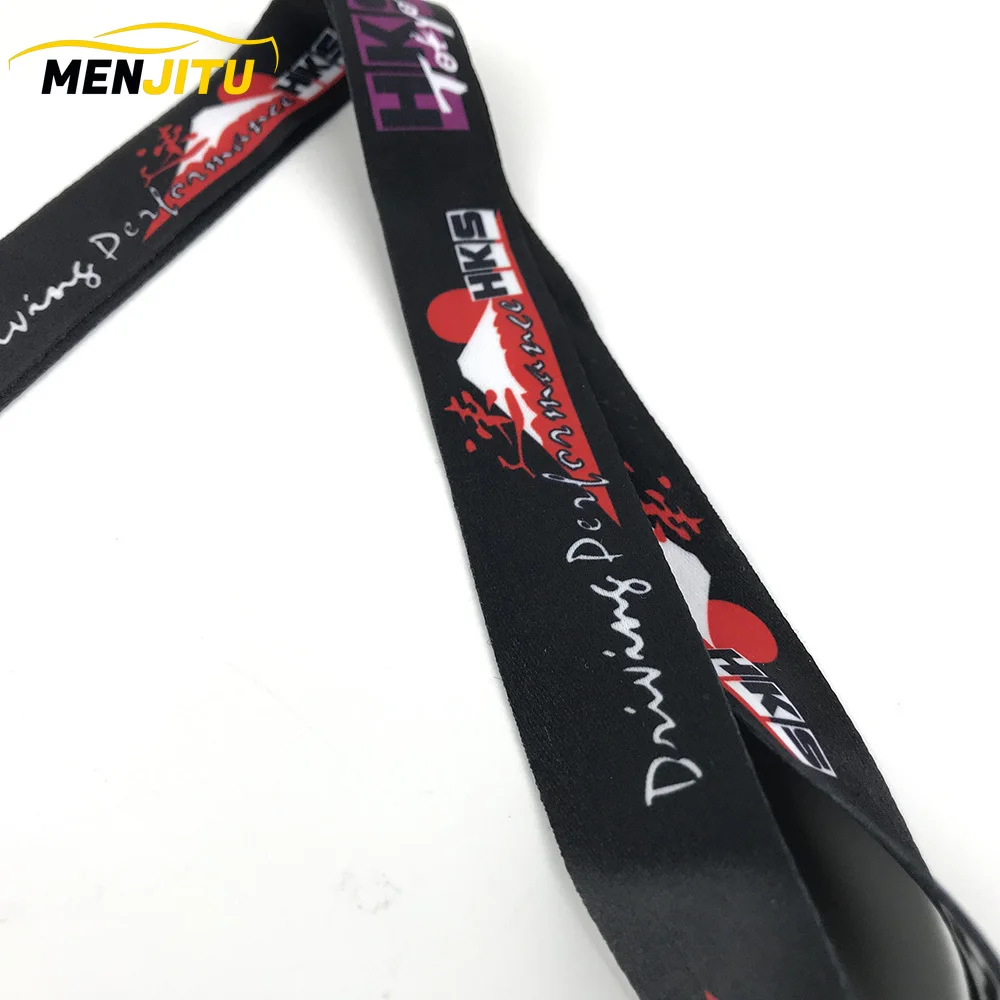 JDM СТИЛЬ HKS Логотип Ремешок для сотового телефона установка Брелок гоночный