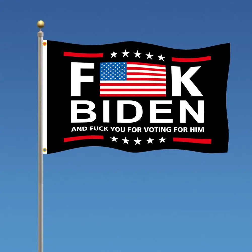 

Trump Is My President Flag FK Biden Banner Banner Election Flag 3x5 Ft F Biden American Polyester Flag With 2 Brass Grommets