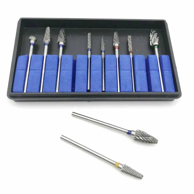 Фрезы из карбида вольфрама HP 10 шт./компл. твердосплавные фрезы для ногтей