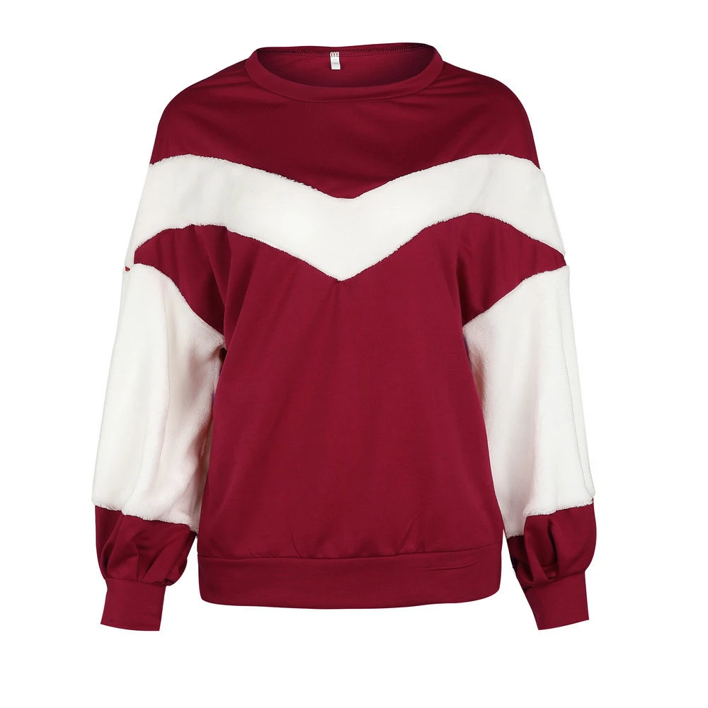 Autumn Winter Casual Faux Fur Patchwork Warm Women Sweater Batwing Sleeve Loose Knitted Pullover Sweaters Jumper Female |