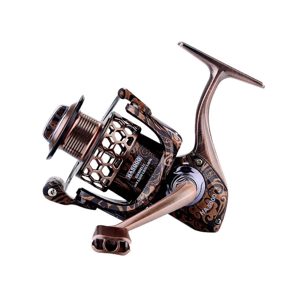

Metal Fishing Reel Spining 5.2:1 Anti-corrosion Spinning Fishing Reel 17+1BB Saltwater Fishing Wheel
