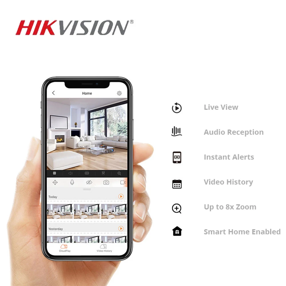HIKVISION C1C EZVIZ камера видеонаблюдения Крытый wifi IP Камера Безопасности HD 1080P облако