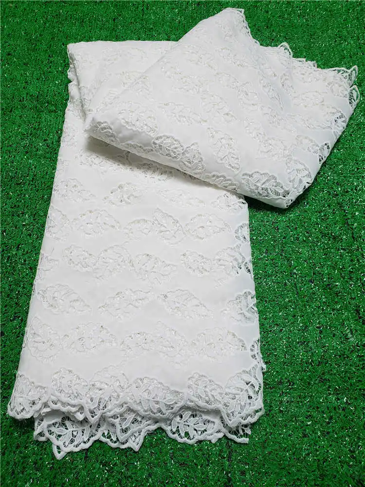 

African Liser 100%Cotton Lace Fabric With Eyelet Embroidery Nigerian SwissVoile Lace In Switzerland Party NN517-v