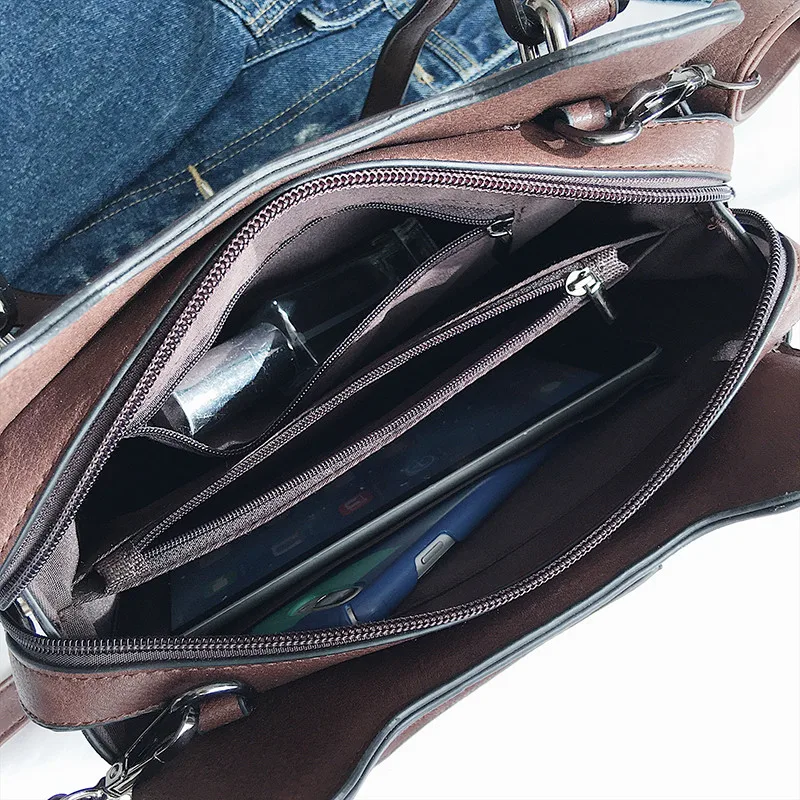 Винтажные матовые сумки через плечо для женщин сумка мессенджер женская тоут